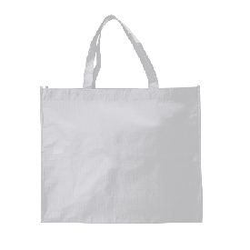 Mat gelamineerde Rpet shopper 100 g/m²-Wit