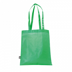 Draagtas - rPET - 100 g/m² - 41 x 37 cm - lange hengsels - mat gelamineerd