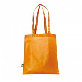 Mat gelamineerde Rpet tas met lange hengsels 100 g/m²-Oranje