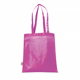 Mat gelamineerde Rpet tas met lange hengsels 100 g/m²-Roze