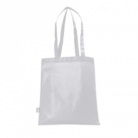 Mat gelamineerde Rpet tas met lange hengsels 100 g/m²-Wit