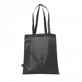 Mat gelamineerde Rpet tas met lange hengsels 100 g/m²-Zwart