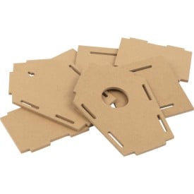 Vogelhuiskit - MDF hout - 12.3x15.5x18.3 cm - zelf monteren
