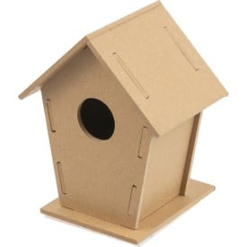 Vogelhuiskit - MDF hout - 12.3x15.5x18.3 cm - zelf monteren