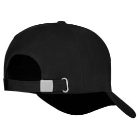 Medium profile cap - acryl en katoen - zilveren bucklesluiting