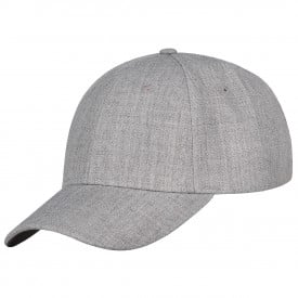 Medium Profile wol/acryl Cap-Grijs melee