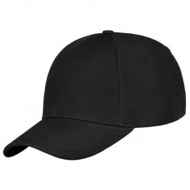 Medium Profile wol/acryl Cap-Zwart