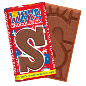 Melkchoco letterrepen S bedrukt-Melk