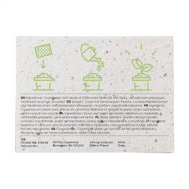 Growing Paper memoblokje - gras/zaadpapier - ca. 75 memo's - 10 x 7,2 cm