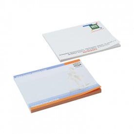 Zelfklevende Memo 100x75-Wit, #FFFFFF-Blanco