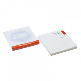 Zelfklevende Memo 75x75-Wit, #FFFFFF-Blanco