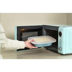 Mepal Cirqula multi lunchbox 1L - kunststof - luchtdicht - transparant venster