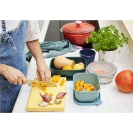 Mepal Cirqula multi lunchbox 2L - kunststof - luchtdicht - transparant venster