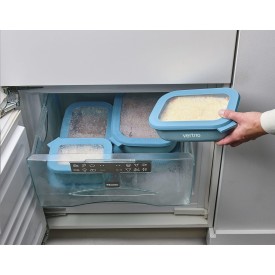 Mepal Cirqula multi lunchbox 500ml - kunststof - luchtdicht - transparant venster