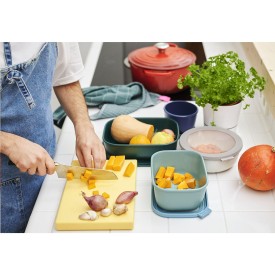 Mepal Cirqula multi lunchbox 500ml - kunststof - luchtdicht - transparant venster