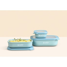 Mepal Cirqula multi lunchbox 500ml - kunststof - luchtdicht - transparant venster
