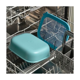 Mepal Cirqula multi lunchbox 500ml - kunststof - luchtdicht - transparant venster