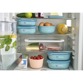 Mepal Cirqula multi lunchbox 500ml - kunststof - luchtdicht - transparant venster