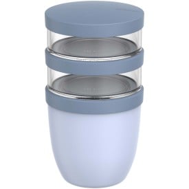 Mepal Ellipse lunchpot - 900 ml - 3 compartimenten - dubbelwandig geïsoleerd