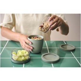 Mepal Ellipse lunchpot - 900 ml - 3 compartimenten - dubbelwandig geïsoleerd