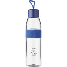 Mepal Ellipse waterfles 500 ml - ABS - transparant gekleurd -Helderblauw