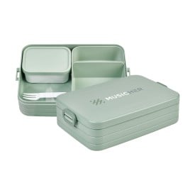 Mepal Bento lunchbox 1.5L - kunststof - twee vakken - afdichtring