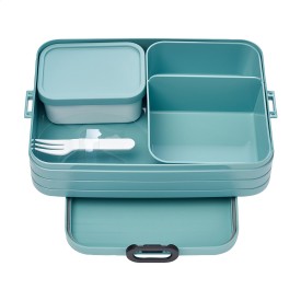Mepal Bento lunchbox 1.5L - kunststof - twee vakken - afdichtring