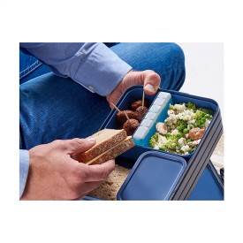 Mepal Bento lunchbox 1.5L - kunststof - twee vakken - afdichtring