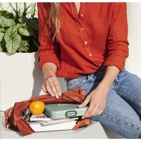 Mepal Take-a-break flat lunchbox 800ml - ABS - kliksluiting - afdichtring