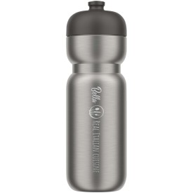 Mepal Pull 800 ml roestvrijstalen sportfles-Zwart