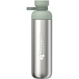 Mepal Vita 900 ml waterfles van gerecycled roestvrij staal-Saliegroen