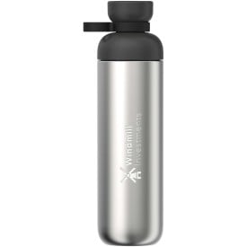 Mepal Vita 900 ml waterfles van gerecycled roestvrij staal-Zwart