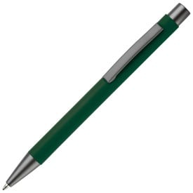 New York balpen - metaal - blauwe inkt - rubberised soft touch afwerking