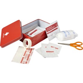 EHBO-blik - metaal - 15-delig