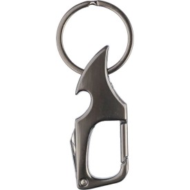 Metalen karabijnhaak sleutelhanger Bella-Gun metal