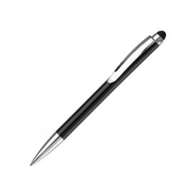 Modena stylus balpen - metaal - blauwe inkt - draaimechanisme