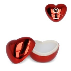 Lippenbalsem - hartvormig 3D design - metallic afwerking - gerecycled ABS