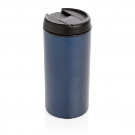 Metro RCS gerecycled roestvrijstalen mok-Blauw