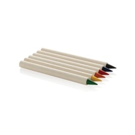 Micki infinity kleurpotloden - gerecycled papier - 6-delige set