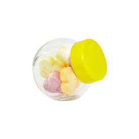 Micro glazen potje 50ml-Geel