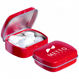 Micro pepermunt scharnierblikje-Rood