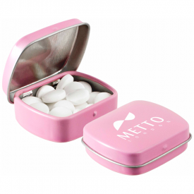 Micro pepermunt scharnierblikje-Roze