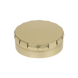 Middelgroot clic-clac blikje pepermunt (Ø 45 mm)-Goud