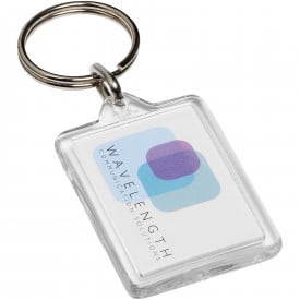 Midi Y1 sleutelhanger - kunststof - 4.7 cm - inzetstuk of foto