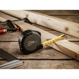 Midland rolmaat - 5 m - 1,9 cm - ABS/staal - riemclip - polsriem