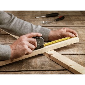 Midland rolmaat - 5 m - 1,9 cm - ABS/staal - riemclip - polsriem