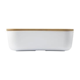 Midori lunchbox - PP - bamboe deksel - sluitelastiek