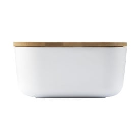 Midori lunchbox - PP - bamboe deksel - sluitelastiek