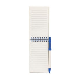 Smart schrijfblok - A6 - gerecyclede melkpakken - 70 vellen - gelinieerd - wire-o binding - inclusief balpen