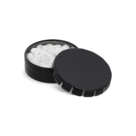 Mini clic tin pepermuntdoosje-Zwart